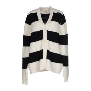 Wool 100% Made In Italy Knit Cardigan
